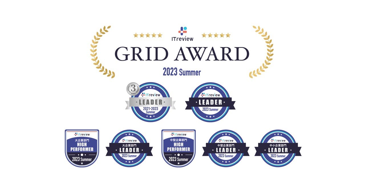 「BtoBプラットフォーム 請求書」が「ITreview Grid Award 2023 Summer」の「請求書作成・見積書作成」「請求書受領サービス」カテゴリで最高位の「Leader」を受賞