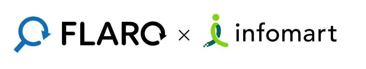 株式会社フラーロと株式会社インフォマートのロゴ